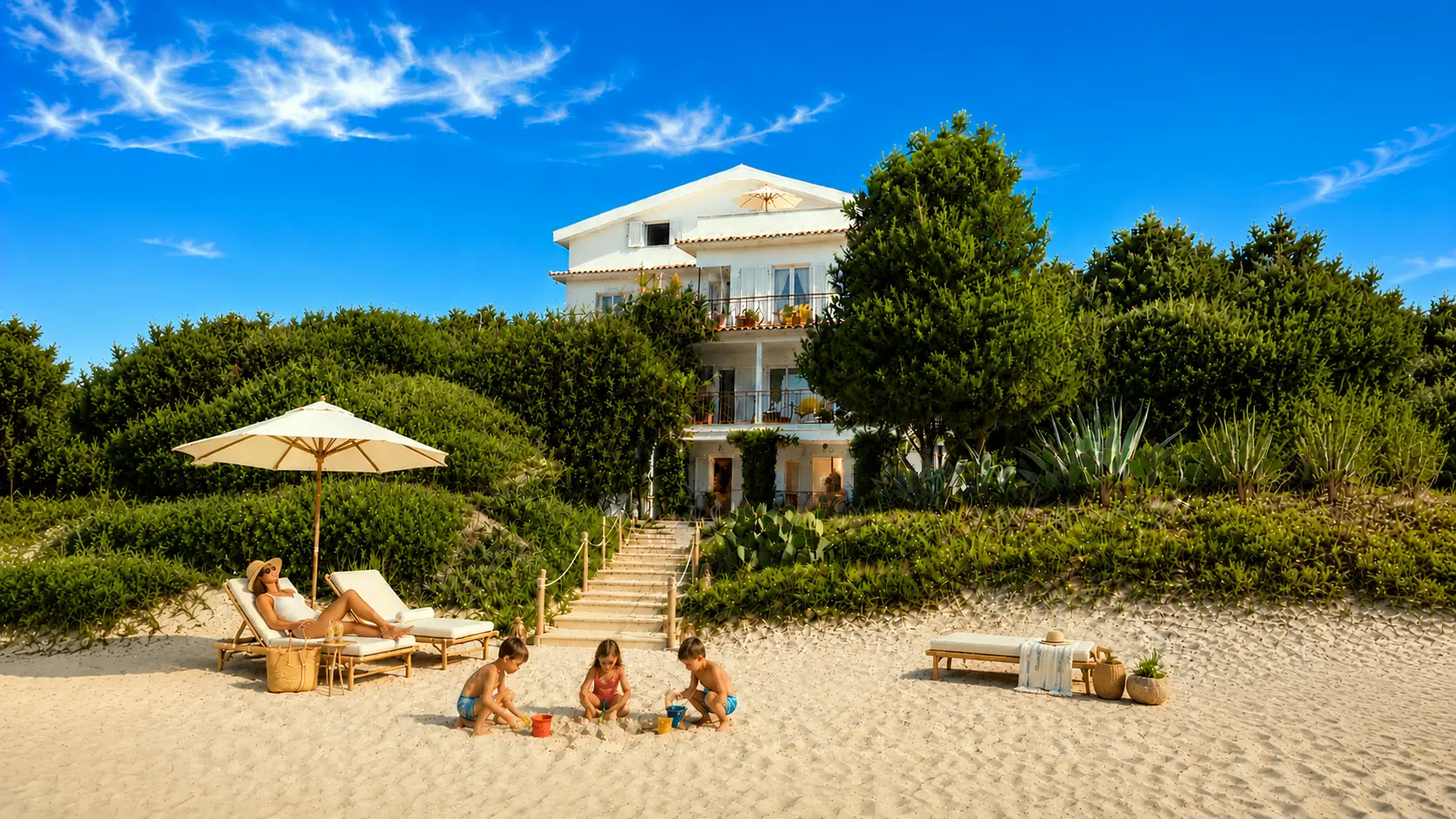 Villa Saline direttamente sulla spiaggia